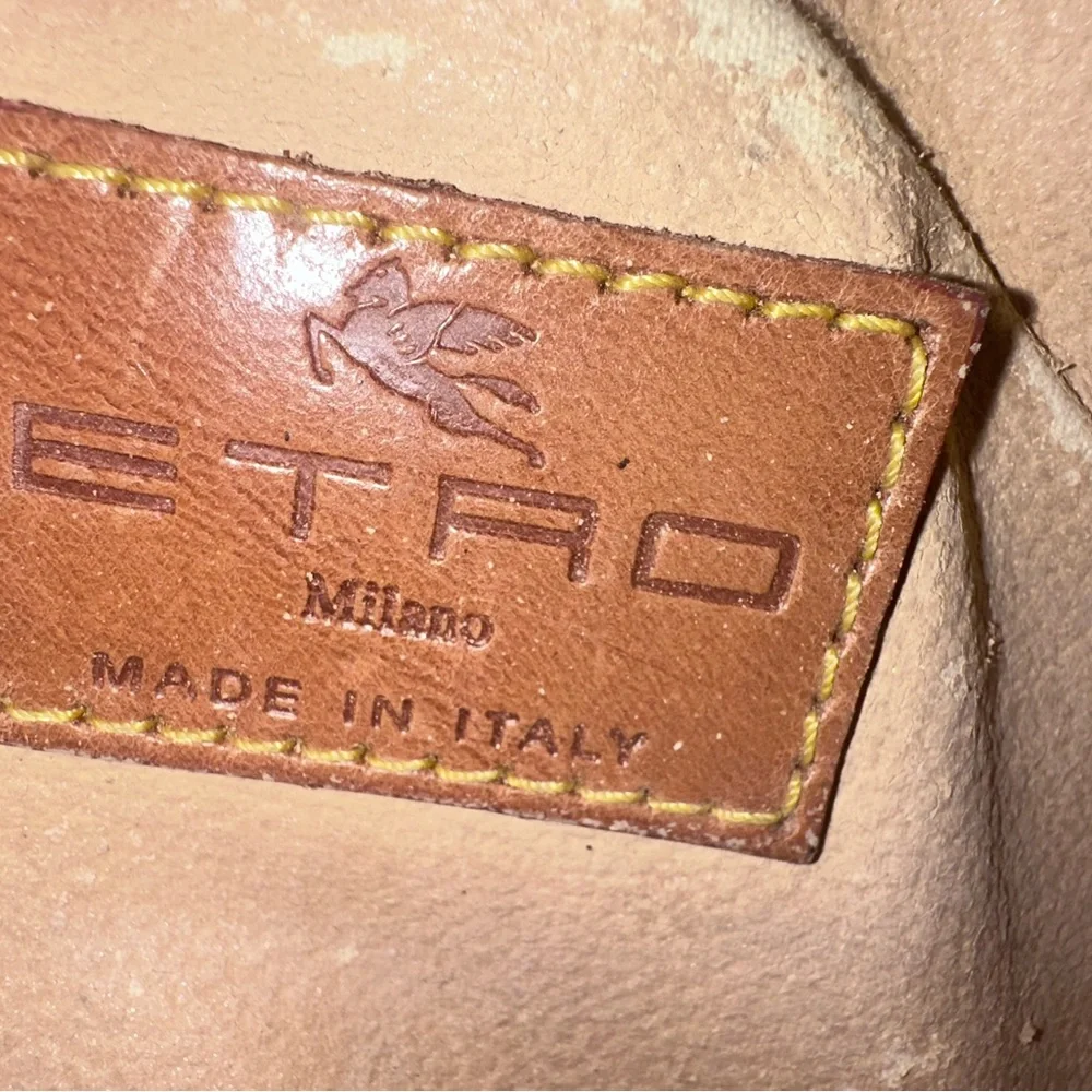 Etro Pegaso Paisley Zipper Pouch Bag - Picture 9 of 14